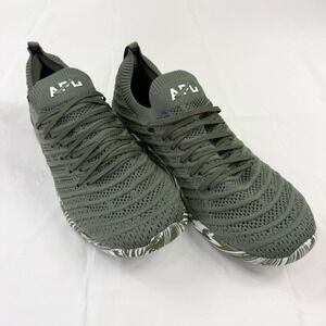 APL TechLoom Wave 11 Running Shoes Olive Green Marbled Propelium Sneakers